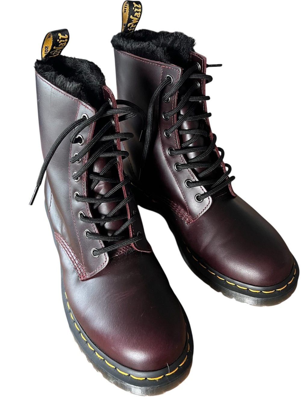 Dr. Marten’s 1460 Serena Boots on Oxblood size 9